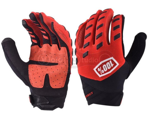 Перчатки Ride 100% AIRMATIC Glove красные размер L