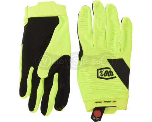 Рукавички Ride 100% Ridecamp жовті розмір S