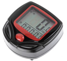 Велокомпьютер ONRIDE Drop 14 проводной 14 функций красный