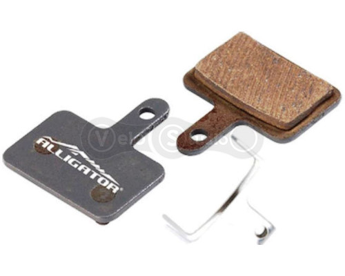Гальмівні колодки Alligator HK-BP008 для Shimano MT200/M475/M525 напівметал