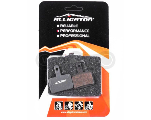 Гальмівні колодки Alligator HK-BP008 для Shimano MT200/M475/M525 напівметал