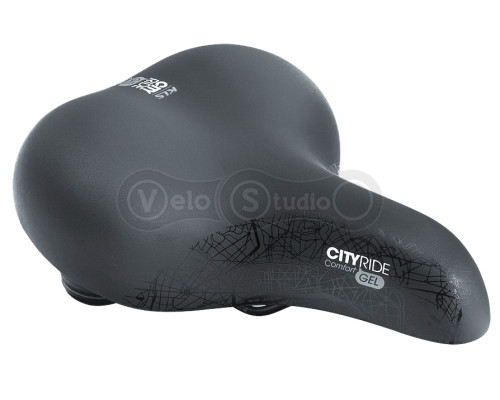 Седло KLS Cityride гелевое черное 260 х 255 мм