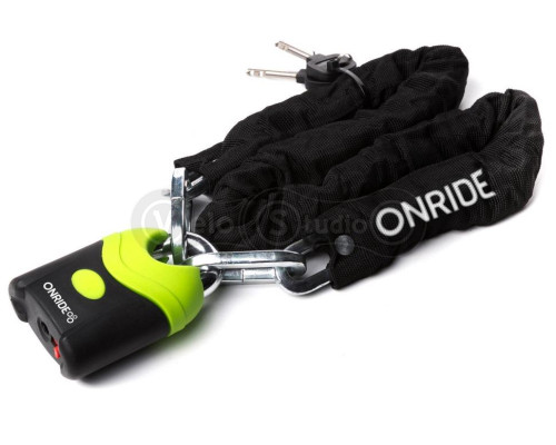 Замок велосипедный цепь ONRIDE Hulk 70 8x1200 мм