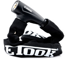 Вело замок ланцюг ETOOK ET455 6 x 1000 мм чорний