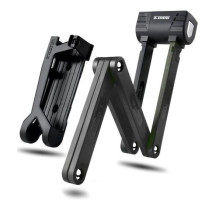 Вело замок фолдинговый ETOOK ET510L 5 х 900 мм чёрный