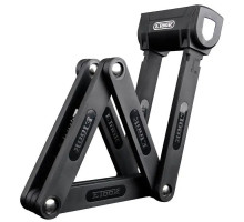 Вело замок фолдинговый ETOOK ET590 5 х 1100 мм чёрный