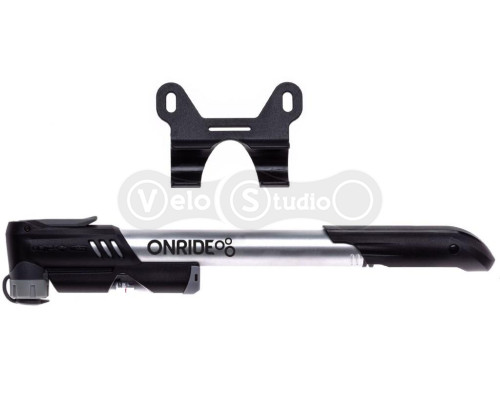 Вело насос ONRIDE Blast 20 120PSI двухсторонний с манометром