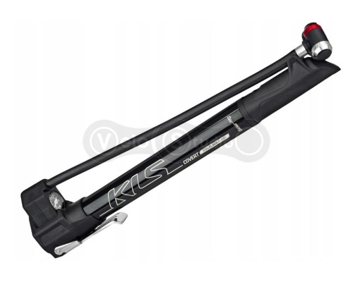 Ручний насос KLS Covert 120 PSI з манометром та шлангом