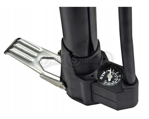 Ручний насос KLS Covert 120 PSI з манометром та шлангом