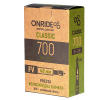 Велосипедна камера ONRIDE Classic RVC 700x19-23c FV 48