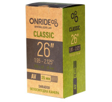 Вело камера ONRIDE Classic 26x1.95-2.125 AV 35