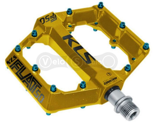 Педали KLS Flat 50 желтые