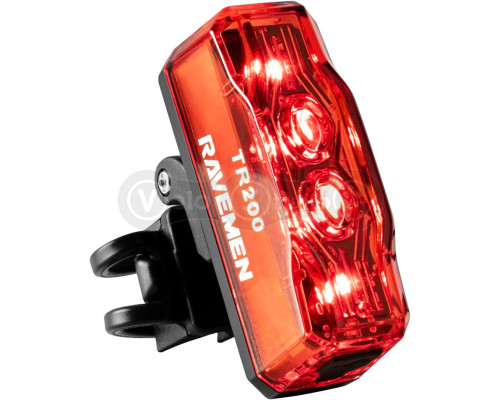 Мигалка задняя Ravemen TR200 с датчиком движения 200 лм