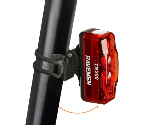 Мигалка задняя Ravemen TR200 с датчиком движения 200 лм