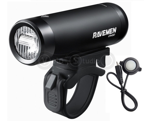 Велосипедная фара Ravemen CR450 USB 450 люмен (кнопка в комплекте)