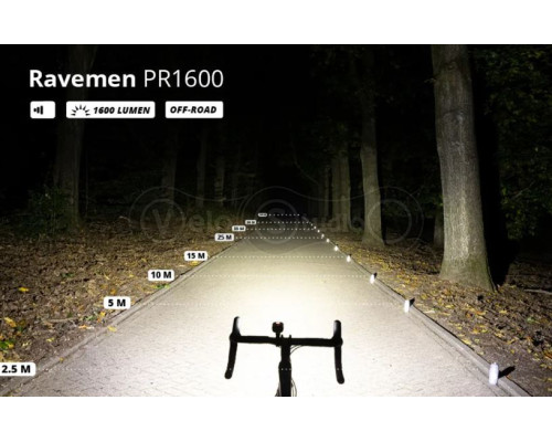 Велосипедная фара Ravemen PR1600 USB 1600 Люмен