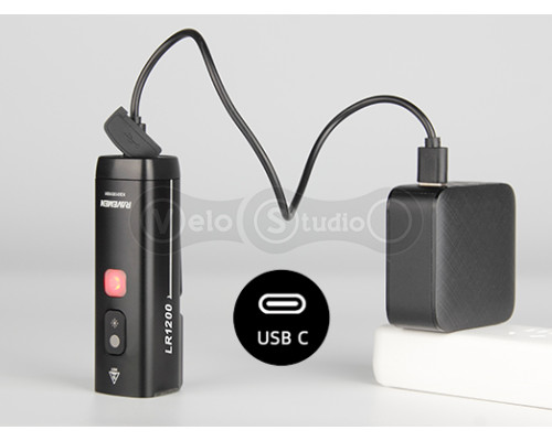 Велосипедна фара Ravemen LR1600 USB 1600 люмен (бездротова кнопка в комплекті)
