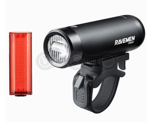 Набір фара + мигалка Ravemen CR600+TR20, 600+20 Люмен)