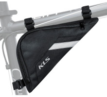 Сумка під раму KLS Triangle ECO (об'єм 1 літр) чорна