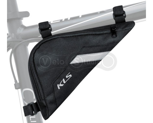 Сумка під раму KLS Triangle ECO (об'єм 1 літр) чорна
