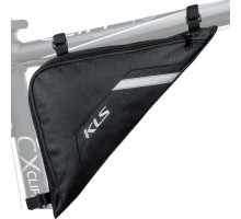 Сумка під раму KLS Triangle ECO (об'єм 2,5 літра) чорна