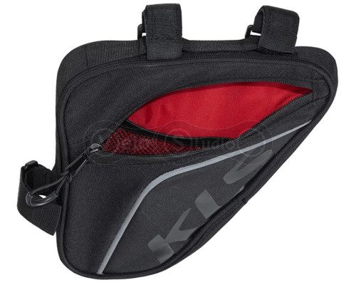 Сумка под раму KLS Wedge ECO (объем 0,9 литра) чёрная
