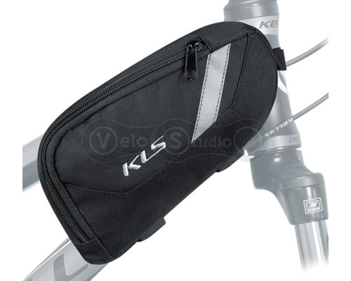 Вело сумка на раму KLS Rail ECO (об'єм 1,7 літра) чорна