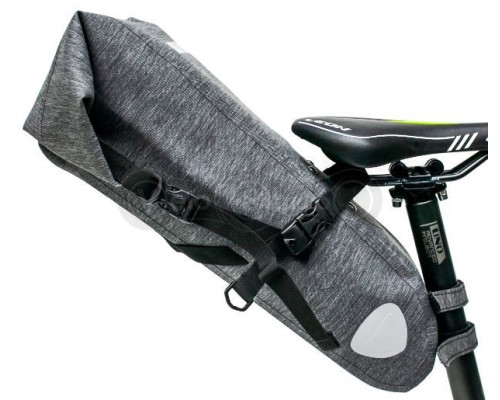 Вело сумка під сідло Bravvos A2-402 сіра