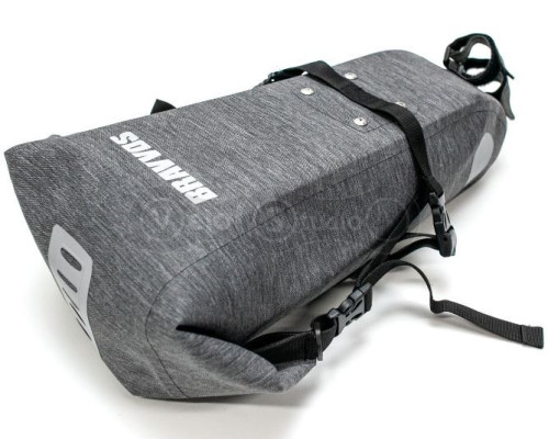 Вело сумка під сідло Bravvos A2-402 сіра