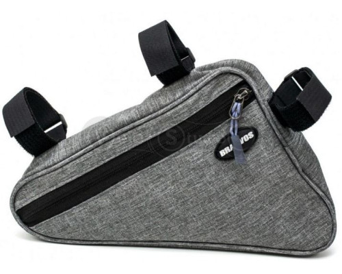 Вело сумка под раму Bravvos F-089 серая