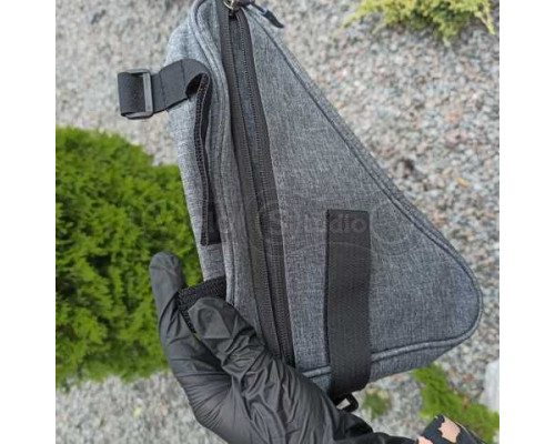 Вело сумка под раму Bravvos F-089 серая