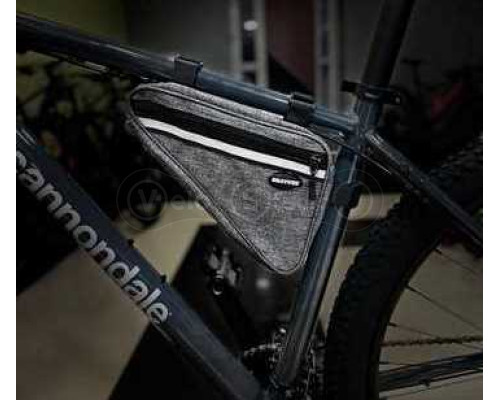 Вело сумка под раму Bravvos F-089 серая