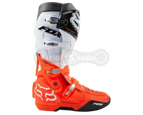 Мотоботы FOX Instinct Boot оранжевые US9