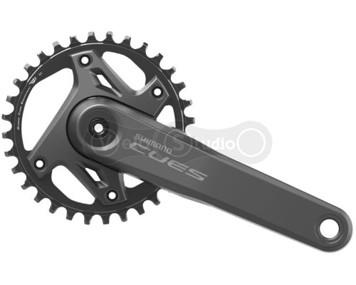 Шатуны Shimano FC-U6000-1 CUES 9-10-11 скоростей 32T Linkglide 175 мм
