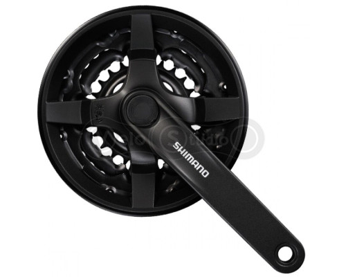 Шатуни Shimano FC-TY301 Tourney 175 мм 48x38x28 із захистом