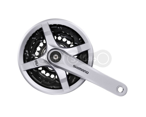 Шатуны Shimano FC-TY501 Tourney 170 мм 48X38X28 серые