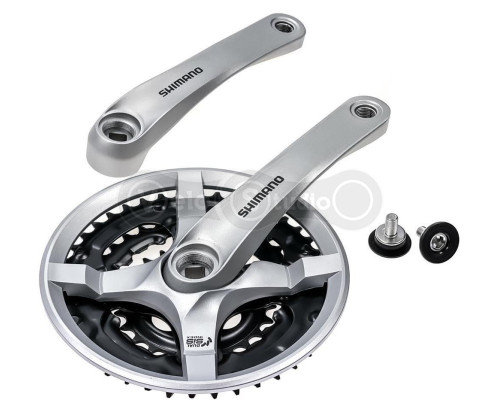 Шатуны Shimano FC-TY501 Tourney 170 мм 48X38X28 серые