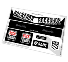 Набір наклейок RockShox KIT Monarch+ RC3/RC3 DB WHT/BLK