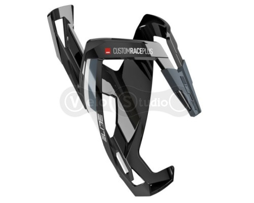 Флягоутримувач ELITE Custom Race Plus чорний/білий