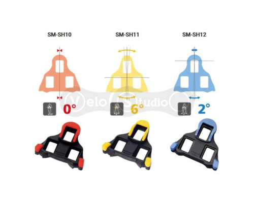 Шипы Shimano SM-SH11 шоссе свободный ход 6 градусов модель 2023 года