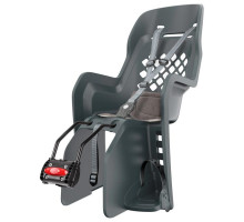 Детское кресло Polisport Joy FF на подседельную трубу серое