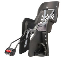 Детское кресло Polisport Joy FF на подседельную трубу чёрное