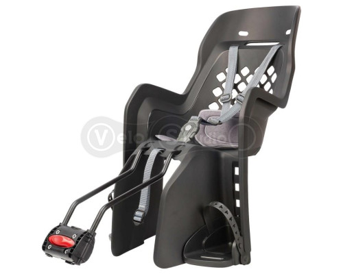 Детское кресло Polisport Joy FF на подседельную трубу чёрное
