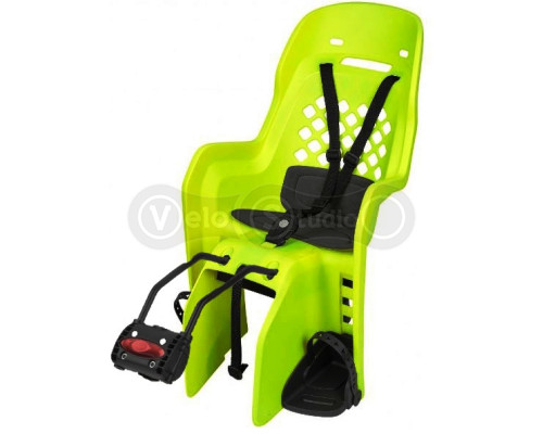 Детское кресло Polisport Joy FF на подседельную трубу неоновое