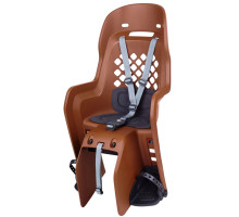 Детское кресло Polisport Joy CFS на багажник коричневое