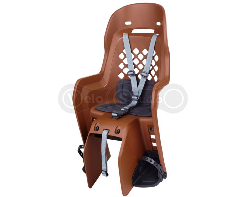 Детское кресло Polisport Joy CFS на багажник коричневое