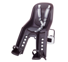 Детское кресло Polisport Bubbly Mini Plus FF на подседельную трубу спереди чёрное