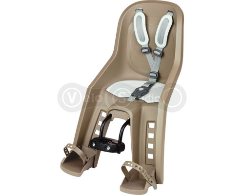 Детское кресло Polisport Bubbly Mini Plus FHT на рулевую трубу коричневое