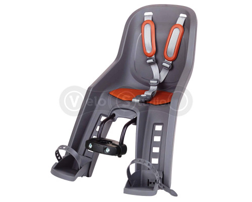 Детское кресло Polisport Bubbly Mini Plus FHT на рулевую трубу серое