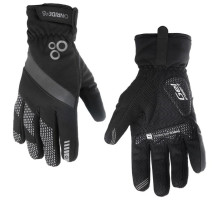 Вело зимові рукавички ONRIDE Ardor чорні розмір S
